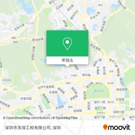深圳市东深工程有限公司地图