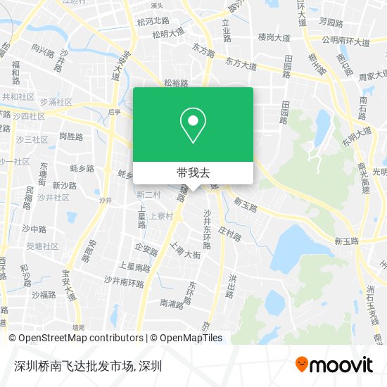 深圳桥南飞达批发市场地图