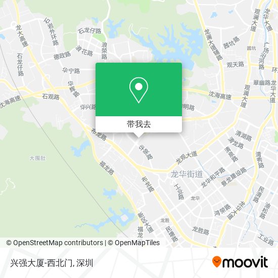 兴强大厦-西北门地图
