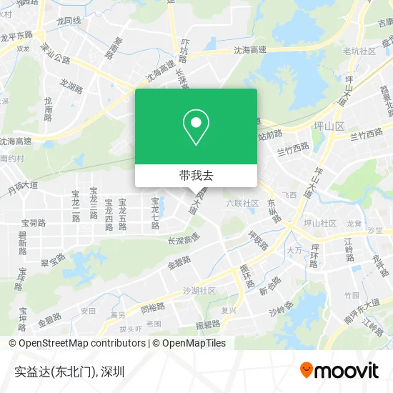 实益达(东北门)地图