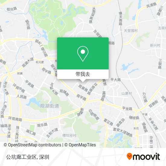 公坑廊工业区地图