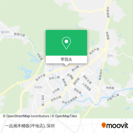 一品湘木桶饭(坪地店)地图