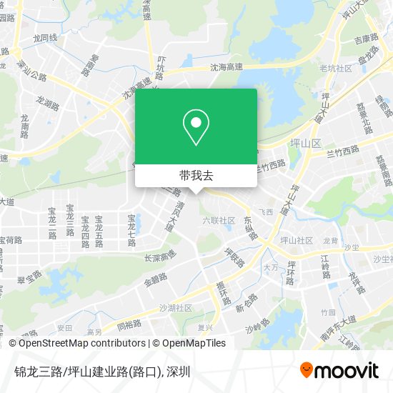 锦龙三路/坪山建业路(路口)地图