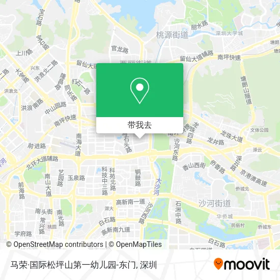 马荣·国际松坪山第一幼儿园-东门地图