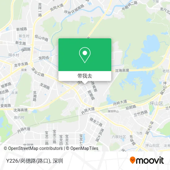 Y226/岗德路(路口)地图