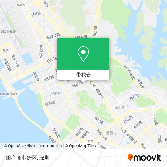 田心商业街区地图