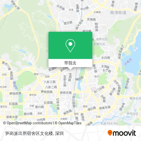 笋岗派出所宿舍区文化楼地图