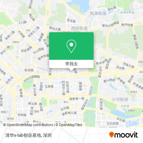 清华x-lab创业基地地图
