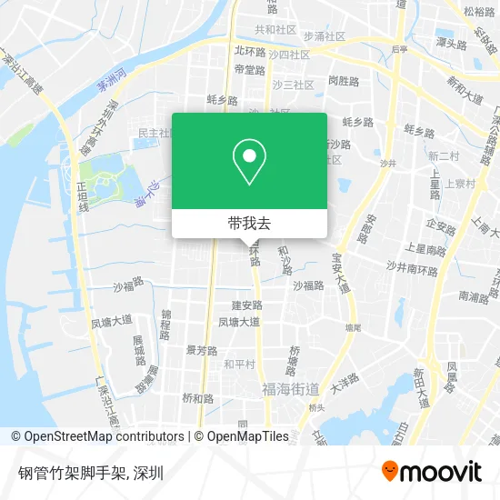钢管竹架脚手架地图