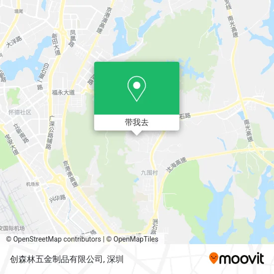 创森林五金制品有限公司地图