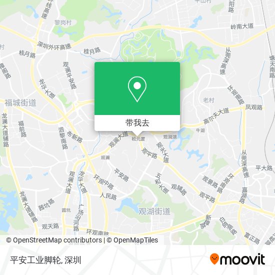 平安工业脚轮地图