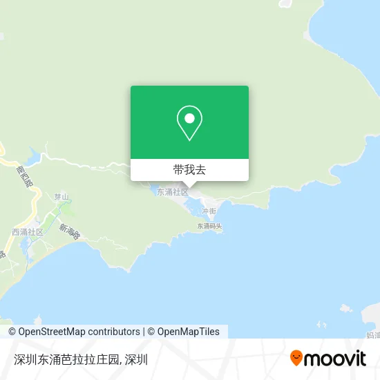 深圳东涌芭拉拉庄园地图