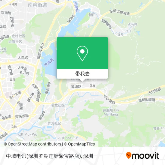 中域电讯(深圳罗湖莲塘聚宝路店)地图