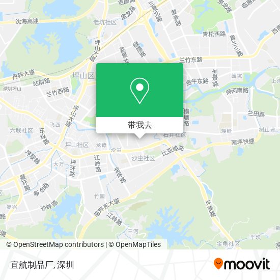 宜航制品厂地图