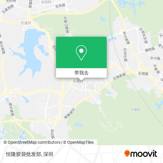 恒隆胶袋批发部地图
