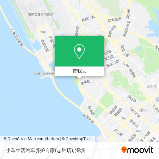 小车生活汽车养护专家(志胜店)地图