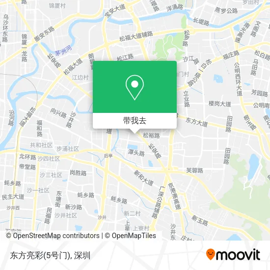 东方亮彩(5号门)地图