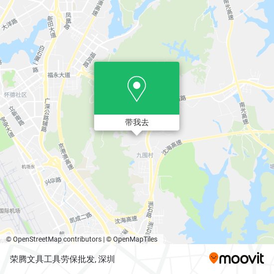荣腾文具工具劳保批发地图