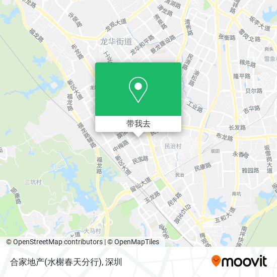 合家地产(水榭春天分行)地图