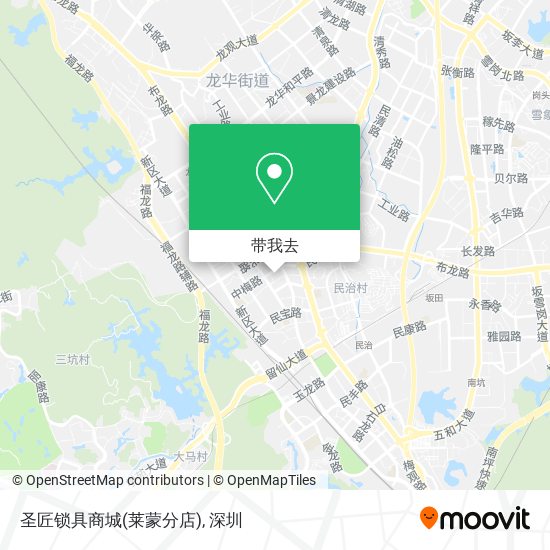 圣匠锁具商城(莱蒙分店)地图