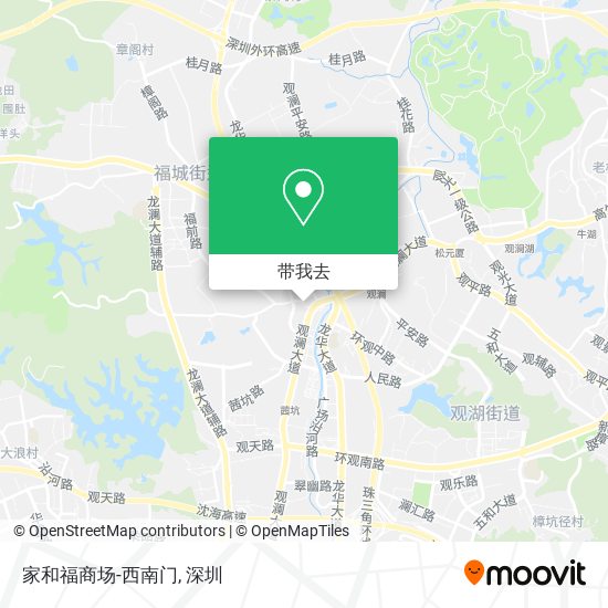 家和福商场-西南门地图