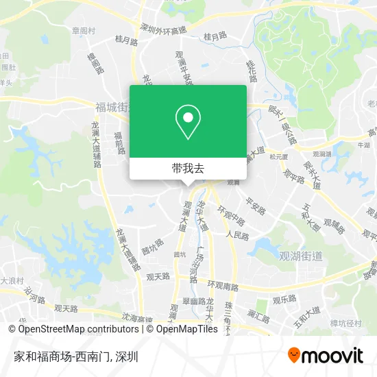 家和福商场-西南门地图