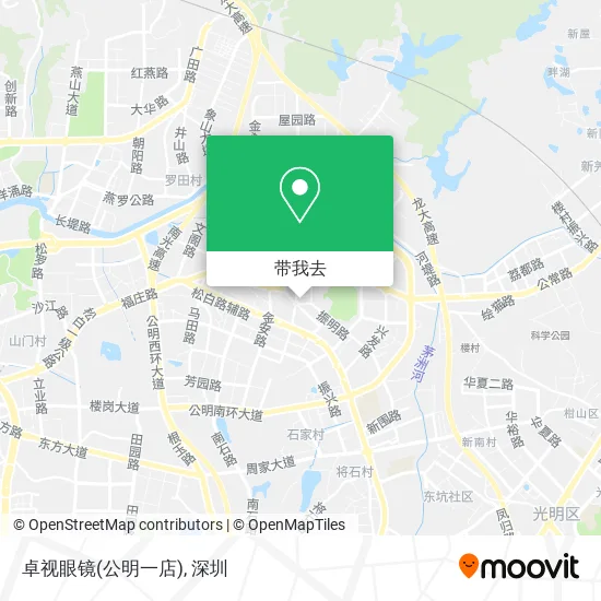卓视眼镜(公明一店)地图