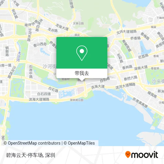 碧海云天-停车场地图
