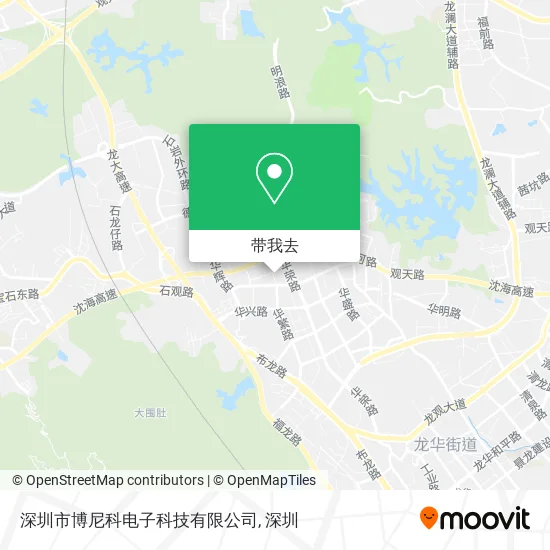 深圳市博尼科电子科技有限公司地图