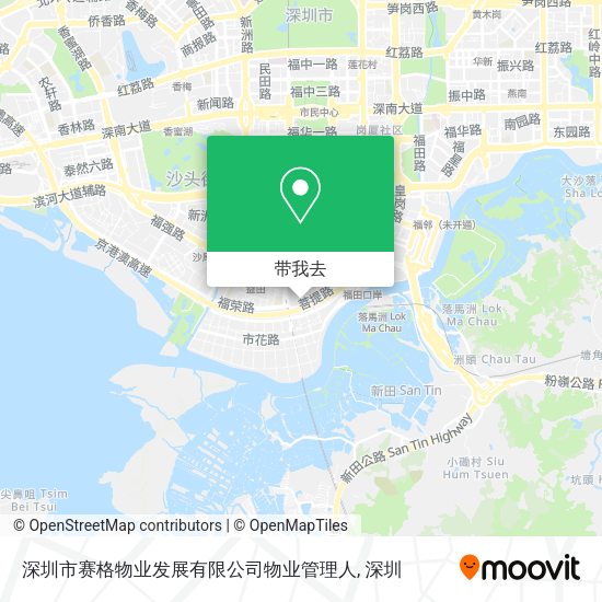 深圳市赛格物业发展有限公司物业管理人地图