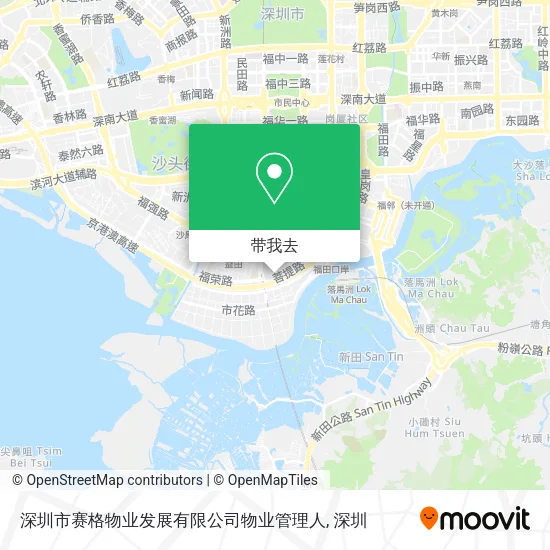 深圳市赛格物业发展有限公司物业管理人地图