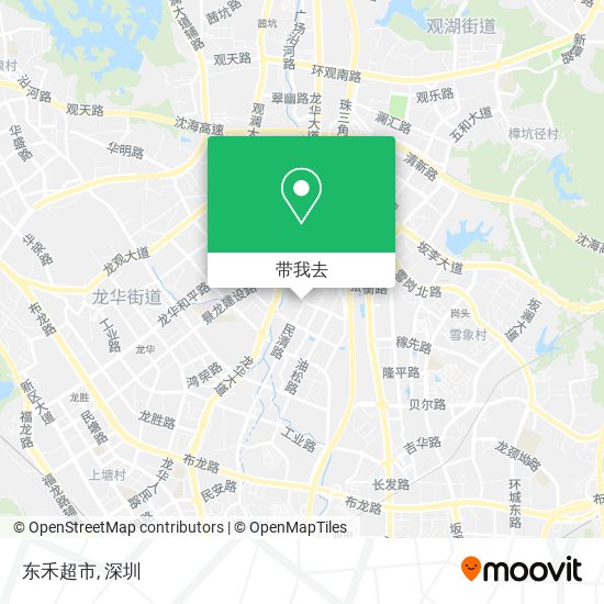 东禾超市地图