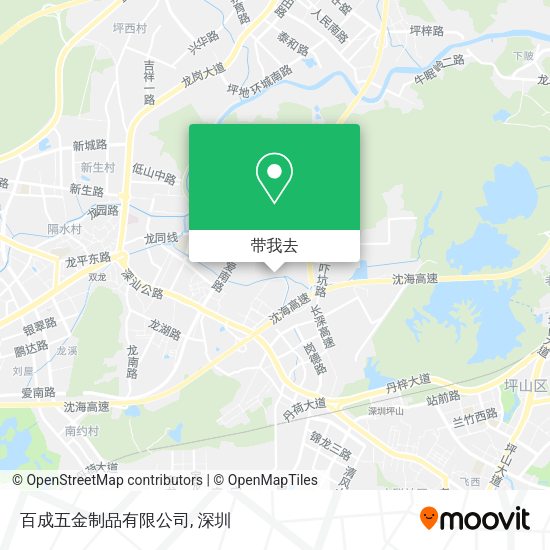 百成五金制品有限公司地图