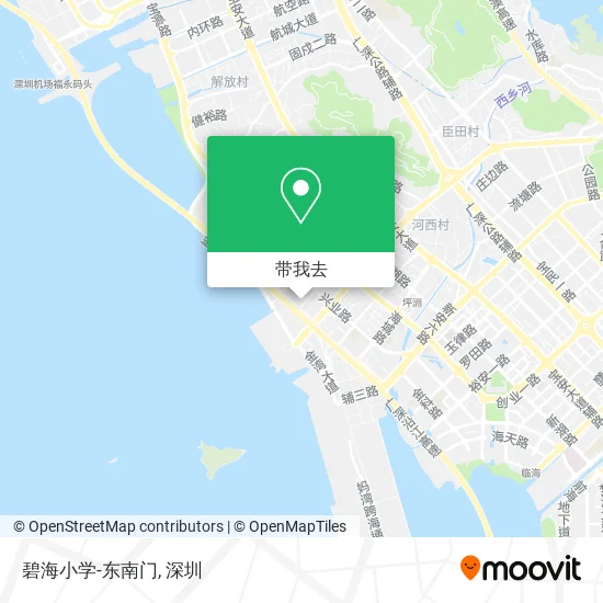 碧海小学-东南门地图