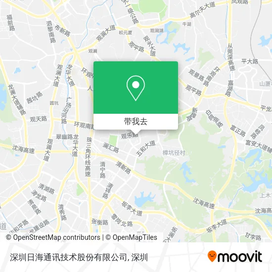 深圳日海通讯技术股份有限公司地图