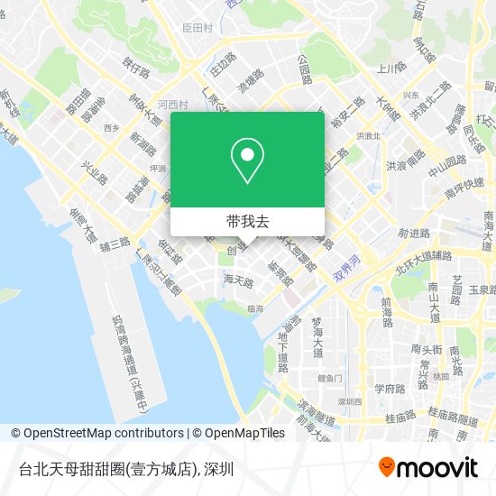 台北天母甜甜圈(壹方城店)地图