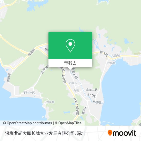 深圳龙岗大鹏长城实业发展有限公司地图