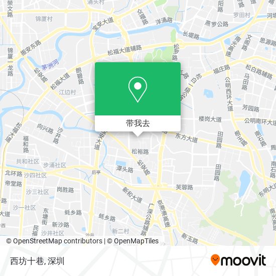 西坊十巷地图