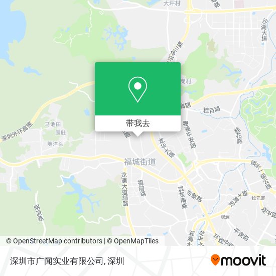 深圳市广闻实业有限公司地图