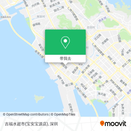 吉福水超市(宝安宝源店)地图