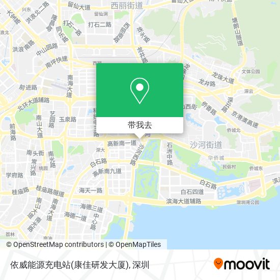 依威能源充电站(康佳研发大厦)地图
