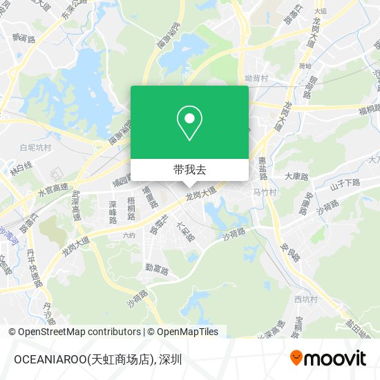 OCEANIAROO(天虹商场店)地图