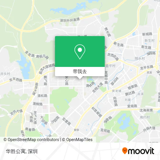 华胜公寓地图