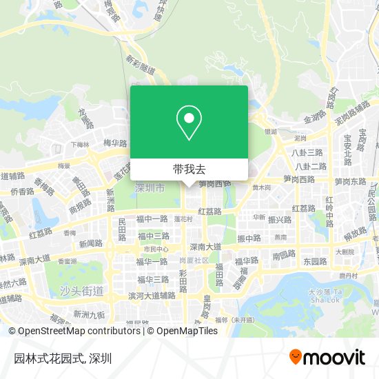 园林式花园式地图