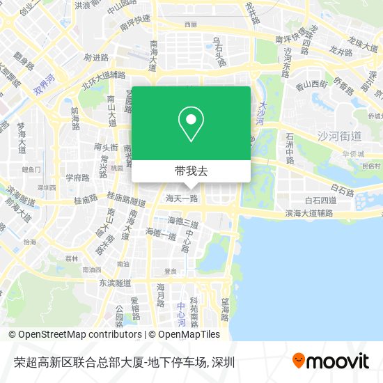 荣超高新区联合总部大厦-地下停车场地图