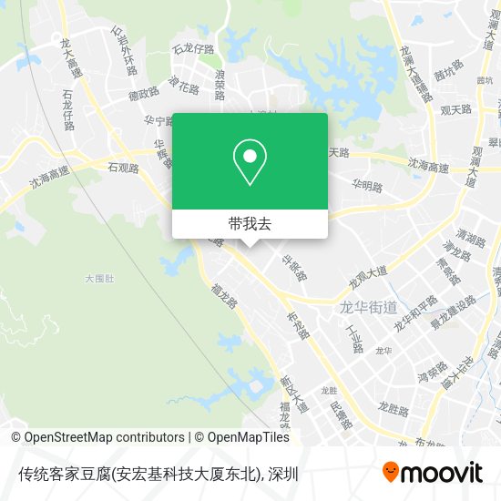 传统客家豆腐(安宏基科技大厦东北)地图