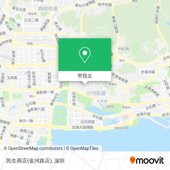 民生商店(金河路店)地图