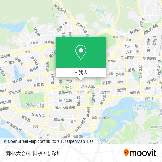 舞林大会(福田校区)地图