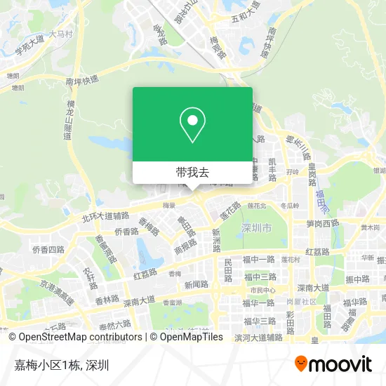 嘉梅小区1栋地图