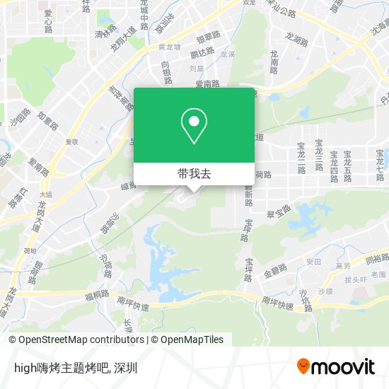 high嗨烤主题烤吧地图